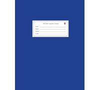 Wide Ruled Composition Notebook: Large 8.5 x 11 School Notebook with Blue Lines and Red Margin | 120 Pages for Elementary Students