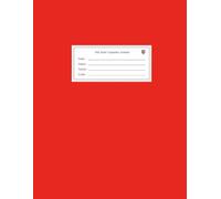 Wide Ruled Composition Notebook: Large 8.5 x 11 School Notebook with Blue Lines and Red Margin | 120 Pages for Elementary Students