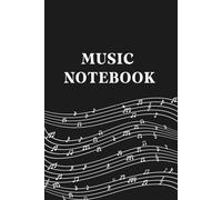Wide Staff Music Writing Notebook for Beginners: Compact 6x9 Travel Size Music Manuscript Paper for Beginners and Kids: 6 Large Staves Per Page, Perfect for School Bags and On-the-Go Composing