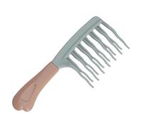 Wide Tooth Comb, Double Layer Anti Static Hair Comb, 8.3x3.1x1.2inches Smooth Glide Ergonomic Grooming Tool, Personal Care Styling Accessory for Girls, Women, Travel and Daily Use