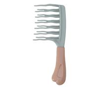 Wide Tooth Comb, Double Layer Hair Tool, Smooth Glide Design, Ergonomic Handle, Anti Static Finish, Great to Girls and Women, Excellent for Travel, Home, Daily Grooming