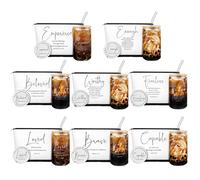 Widecook Lot de 24 gobelets chrétiens de Noël pour femme - 473,6 g - Verset de la Bible - Sacs de maquillage et écritures - Miroirs compacts - Cadeaux religieux de Noël pour église, maman, marraine