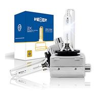 wideep Ampoules de phares au xénon HID D1S/D1R, 35W 85V 6000K éclairage blanc, ampoule de rechange de phare de voiture pour feux de route et de croisement, 2 pièces