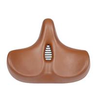 Widen Selle de vélo épaisse et confortable avec absorption des chocs pour VTT et vélo électrique Marron clair 132