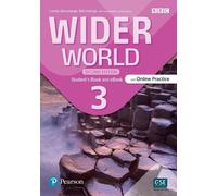Wider World 2e éd. 3 SB + online + ebook + App