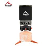 Widesea système de cuisine de Camping avec échange de chaleur cuisinière à gaz d'extérieur brûleur à café touristique tasse ustensiles de cuisine pour le tourisme pot set