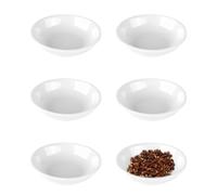 WideSmart Bols à Tapas et Sauces, Sauce de Soja Soucoupe Bol Mini Trempage Bols,Mini Soucoupe Plongée Sauces Barbecue Cuisson Assaisonnement Desserts Plat de Service Bol (6pcs*10cm)