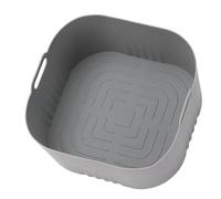 WideSmart Lot de 2 moules en silicone pour accessoires de friteuse à air chaud, réutilisables au lieu du papier sulfurisé pour friteuse à air chaud, 4,1 l (HD9200, HD9252, HD9255) (gris)