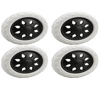 WideSmart Lot de 4 roulettes de Rechange pour Fauteuil Roulant - roulettes de Rechange pour roulettes Avant - roulettes de Rechange pour Chariot de Courses, Scooter, combis - pour Fauteuil Roulant