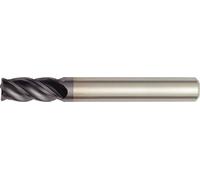 WIDIA Hanita VariMill 3704353 Fraise à bout en I de 2,5 cm de diamètre, profondeur maximale de 5,7 cm, longueur de 12,7 cm, tige cylindrique en carbure TiAlN 4 cannelures TF4V1525008C