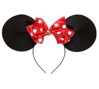 Widmann 01120 Serre-tête avec mauseo hren et n?ud papillon, Rouge, LxLxH?: 19,4 cm x 17,5 cm x 14,4 cm