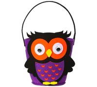 Widmann 01348 - Panier de hiboux, bonbons ou farces, pour enfants, accessoire, déguisement, carnaval, fête à thème, Halloween