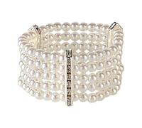 Widmann 01894 Bracelet de perles pour femme Blanc