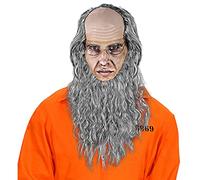 Widmann 02090 02090 Chêcheuse avec barbe et lunettes Amish, âge homme, grand-père, fête à thème, carnaval, homme, multicolore, taille unique