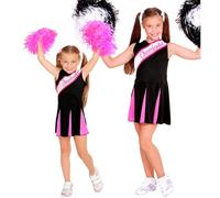 Widmann 02444 costume CHEERLEADER NERA/ROSA 104 cm / 2-3 Years
