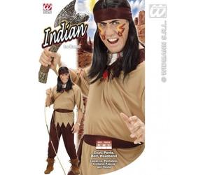 Widmann 02742 Indian Costume M Blanc