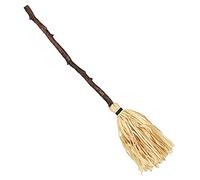 WIDMANN 03231 Balai de sorcière démontable Mixte Adulte, Marron, 125 cm