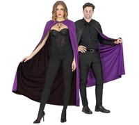 Widmann 03247 03247 Cape de Vampire Magicien Halloween Accessoire 130 cm Unisexe - Adulte Multicolore Taille unique