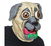 Widmann 03299 Masque intégral Bulldog avec Oeil Géant Mixte - Adulte, Marron