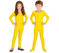 WIDMANN 04561 - Combinaison Unisexe pour Enfant, Carnaval, Danseurs, Papillons, Abeilles, fêtes à thème, Taille 4-7 Ans, Couleur Jaune