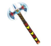 WIDMANN 04826 - Hache Unisexe Gonflable Double pour Adultes, Vikings, médiévaux, Chevaliers, Carnaval, fêtes à thème, 70 Cm