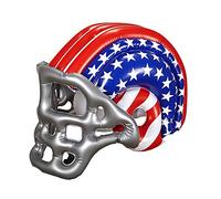 Widmann 04867 ? Casque de Football Gonflable avec Américains étoiles et Bandes pour Enfants, One Size