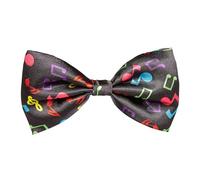 Widmann Nœud papillon 05736 Noir notes de musique multicolores Taille unique