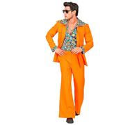 W WIDMANN MILANO Party Fashion - Tenue de style disco des années 70, veste avec chemise, pantalon, costume, déguisements de carnaval