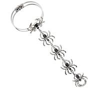 Widmann 09663 Bracelet avec anneau araignée, One Size