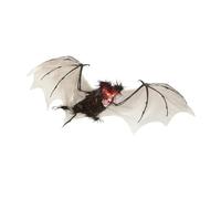 Widmann 10052 10052 Chauve-Souris avec Yeux LED Clignotants, 89 cm, décoration à Suspendre, Horreur, Halloween, fête à thème, Multicolore, Taille Unique