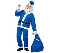 widmann 15365 Costume BABBO NATALE BLU One Size Fits Most Adult