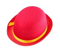 WIDMANN 16803 - Chapeau en Feutre, Adulte Unisexe, Chapeau, Clown, Cirque, Carnaval, fêtes à thème, Taille Unique, Couleur Rose