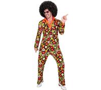 widmann 18694 Costume THE 60s FASHION - flowers XL