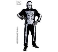 Widmann 3134e Xl Squelette Costume Avec Un Masque Bleu