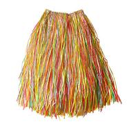 WIDMANN 33796 - Jupe hawaïenne pour Femmes Adultes, fêtes d'été, africaines, fêtes à thème, Longueur 75 cm, Taille Unique, Multicolore