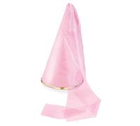 WIDMANN 34072 - Chapeau de fée en Satin avec Voile, pour Fille, Taille Unique, Couleur Rose Clair