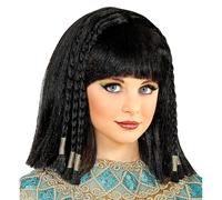 Widmann 46931 Cleopatra Perruque pour enfant Noir