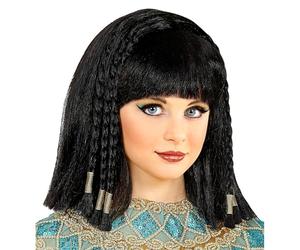 Widmann 46931 Cleopatra Perruque Enfant Fille Noir