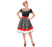 déguisement pin-up chic années 50 femme - l - noir - widmann 48343 Noir G