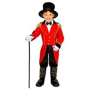 Widmann 48466 48466 Costume de Directeur du cirque, Frack, Dompteur, Carnaval, Fête à thème, Mixte Enfant, Multicolore, 128 cm/5-7 ans
