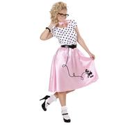 Widmann 50s Poodle Girl (Dress, Belt, Neckerchief) (S) Different Colors