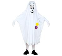 W WIDMANN MILANO Party Fashion - Costume enfant fantôme, poncho, fantôme, déguisements de carnaval, Halloween