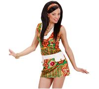 Widmann 60s Mod Girl Velvet (Dress, Headband) (M) Different Colors
