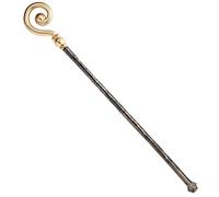 WIDMANN MILANO PARTY FASHION W, Crozier élégant de 147 cm, poignée dorée en Escargot, léger et Durable, Facile à Manipuler, pour Noël et événements festifs, Accessoires variés Disponibles