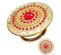 WIDMANN 7528F - Bague Romaine pour Adultes, Grecque, Carnaval, soirées à thème, Couleur Or-Azur