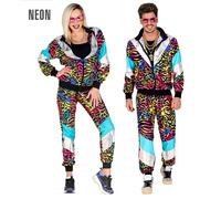 déguisement survêt années 80 animal coloré adulte - m - multicolore - widmann 11772 Multicolore G