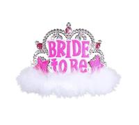 Widmann 8869b ? Diadème Bride to be avec Bijoux et Marabu, One Size