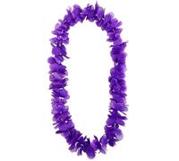WIDMANN 9121B - Collier hawaïen Adulte Unisexe, fêtes d'été, Fleurs, Carnaval, fêtes à thème, Couleur Violet