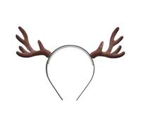 Widmann 9538D - Bois de rennes floqués, Accessoire, Décoration pour les cheveux, Coiffure, Noël, Carnaval, Fête à thème