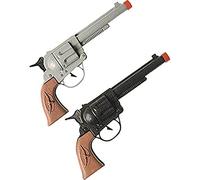 Widmann - AC1410 - Pistolet cow-boy plastique adulte (marron/gris assorti)